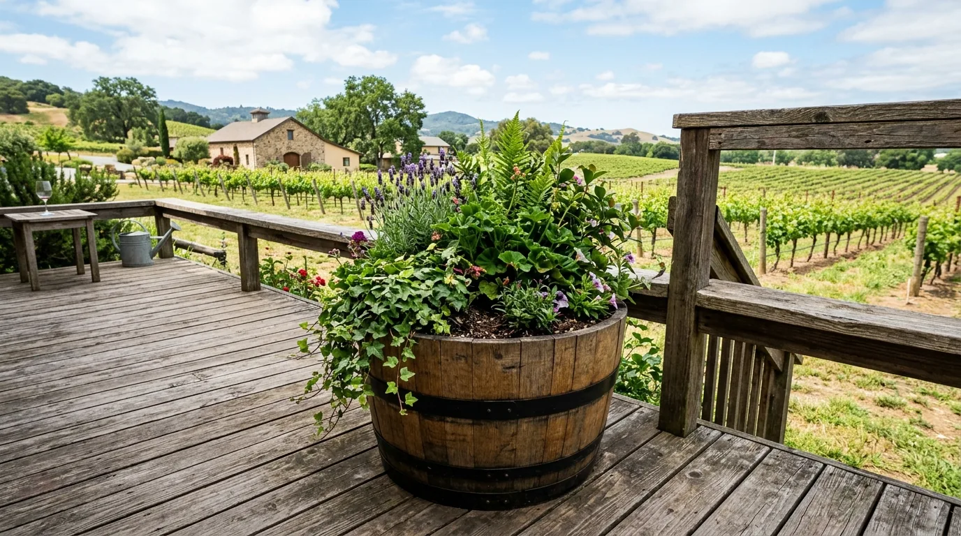 Pair barrels with metal for balance